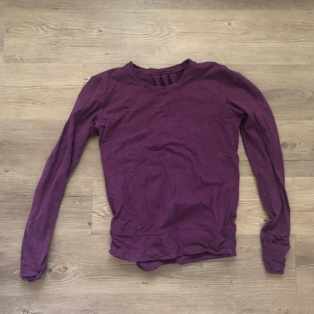 Lululemon Maroon Long Sleeve